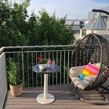 Stylish Rooms, Sunny Terrace In Vienna City Center Dış mekan fotoğraf