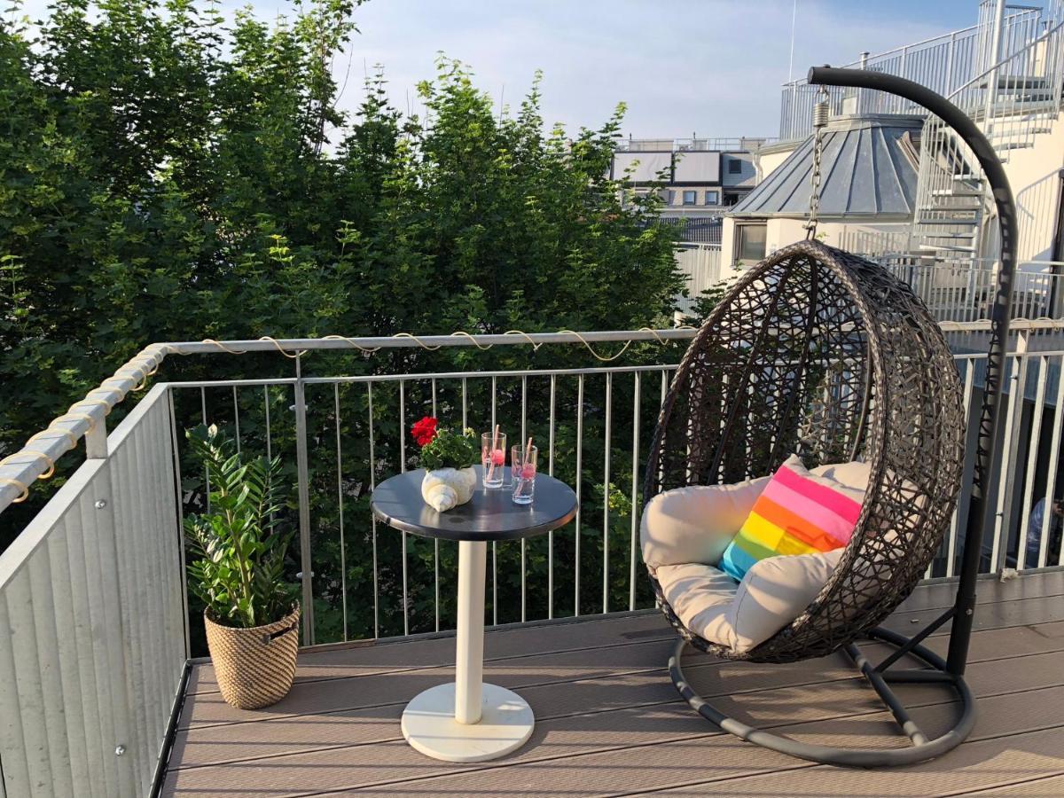 Stylish Rooms, Sunny Terrace In Vienna City Center Dış mekan fotoğraf